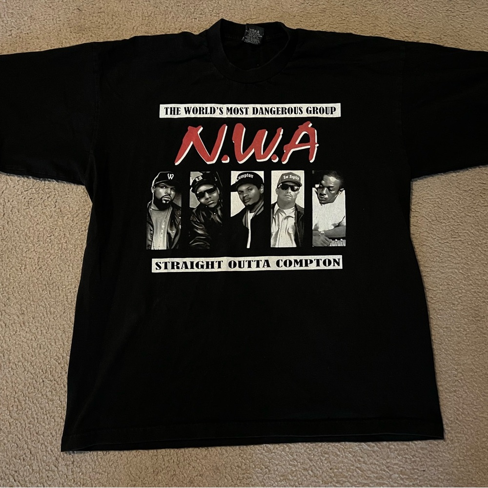 NWA Straight Out Of Compton Vintage Tee 2XL